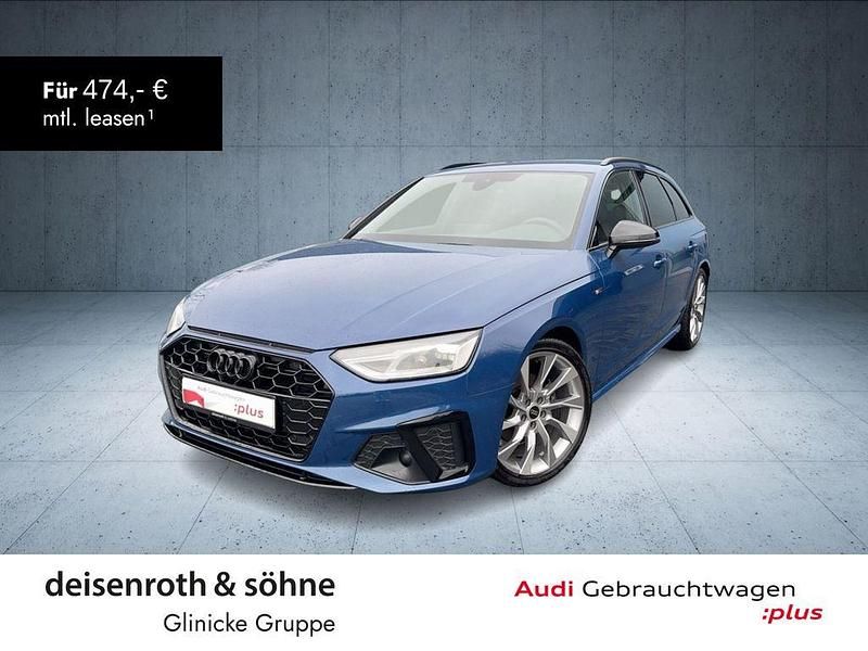Blau Gebraucht 2023 Audi A4 S-Line Kombi | 31.975 € (Superpreis) - Bild 1/4