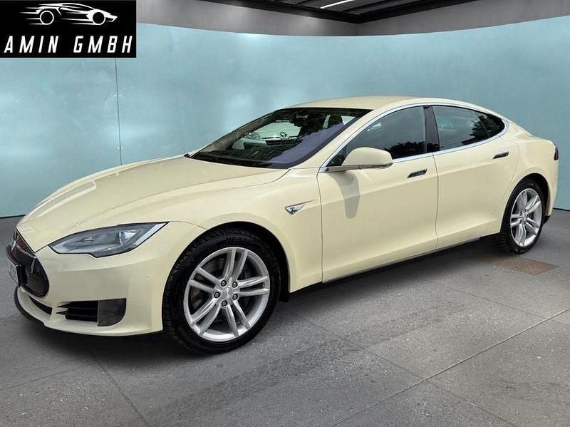 Schwarz Gebraucht 2013 Tesla Model S Limousine | 12.499 € - Bild 1/4