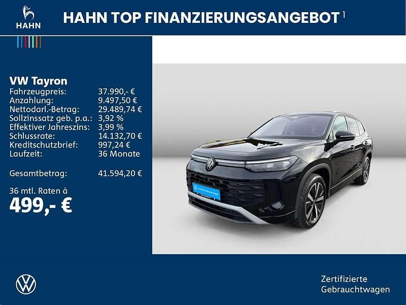 Gebraucht VW Tayron Life 150 PS (110 kW) 2025 Schwarz SUV