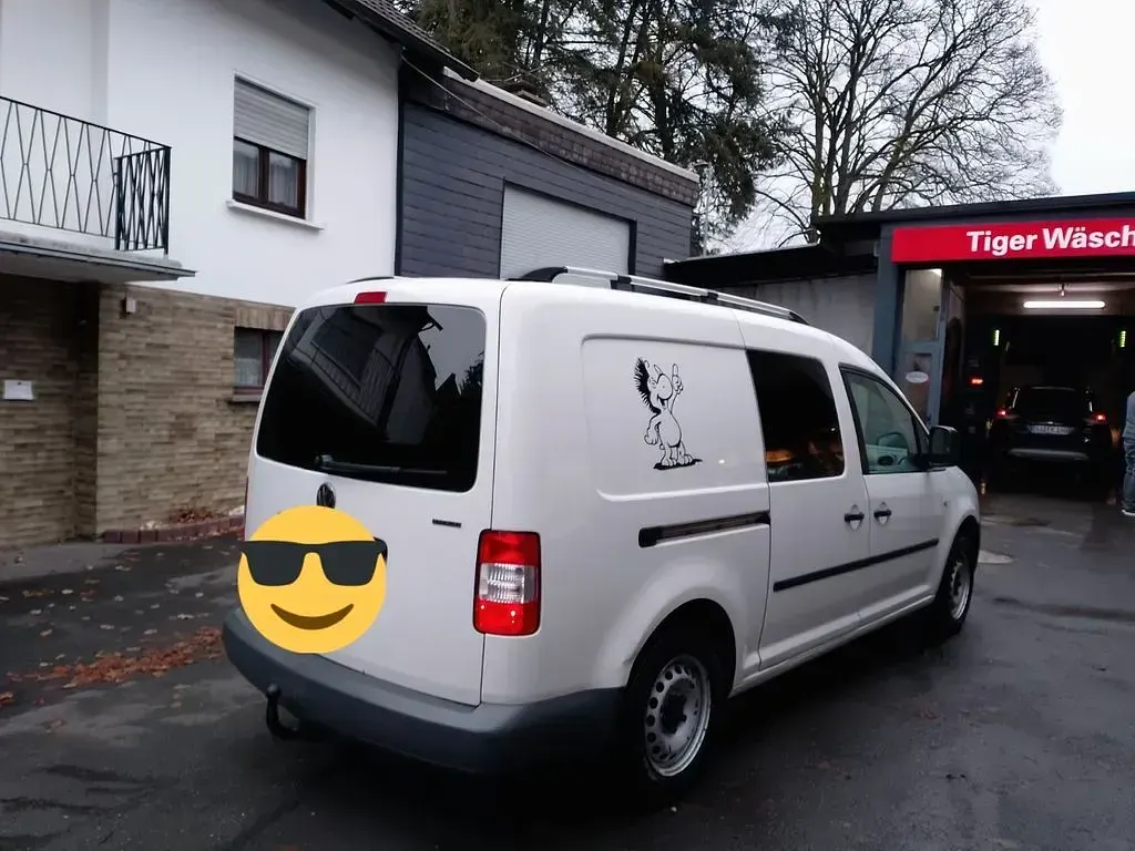 Usata VW Caddy 109 CV (80 kW) 2010 Bianco Monovolume