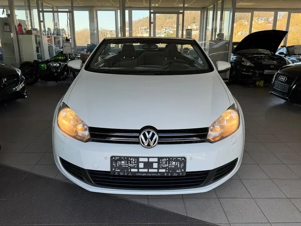 Gebraucht VW Golf Cabriolet Basis 105 PS (77 kW) 2012 Weiß Cabrio
