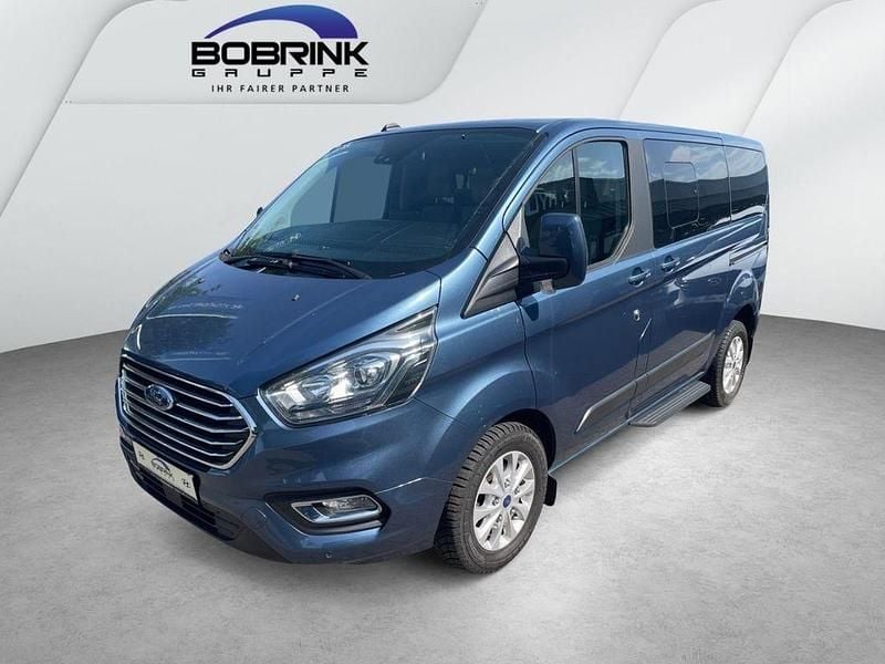 Blau Gebraucht 2021 Ford Tourneo Custom Trend Van | 33.490 € (Teuer) - Bild 1/4