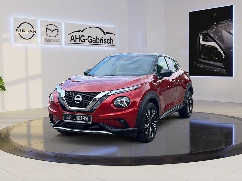 Fuji sunset red/black Gebraucht 2023 Nissan Juke SUV | 23.690 € (Teuer) - Bild 1/4