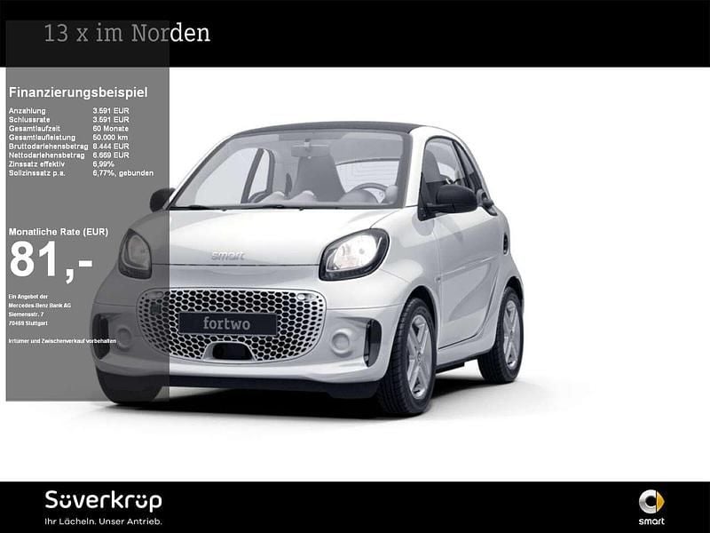 Weiß Gebraucht 2022 Smart ForTwo Coupé Kleinwagen | 10.260 € (Guter Preis) - Bild 1/2