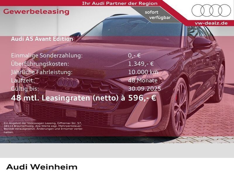 Schwarz Neu 2025 Audi A5 Edition .1 Coupé | 62.091 € (Guter Preis) - Bild 1/2