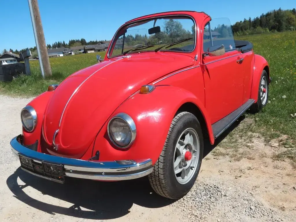 Używany VW Käfer 44 KM (32 kW) 1972 Czerwony Kabriolet