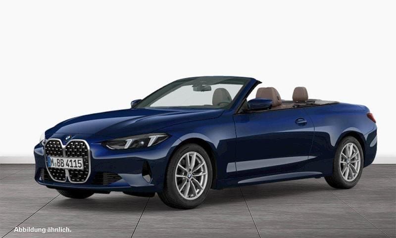 Blau Gebraucht 2024 BMW 420 Comfort Edition Cabrio | 54.209 € (Teuer) - Bild 1/3