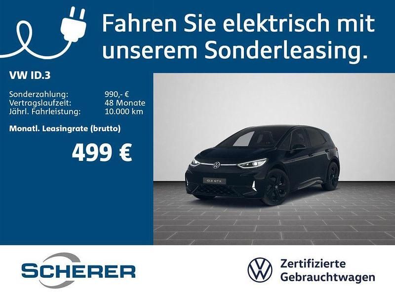 Gebraucht VW ID.3 GTX 210 kW (286 PS) 2025 Grenadillschwarz metallic schwarz (metallic) Kleinwagen