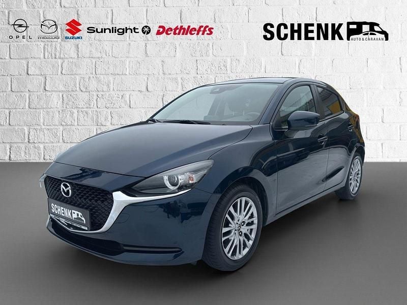 Blau Gebraucht 2021 Mazda 2 Kizoku Kleinwagen | 12.990 € (Guter Preis) - Bild 1/4