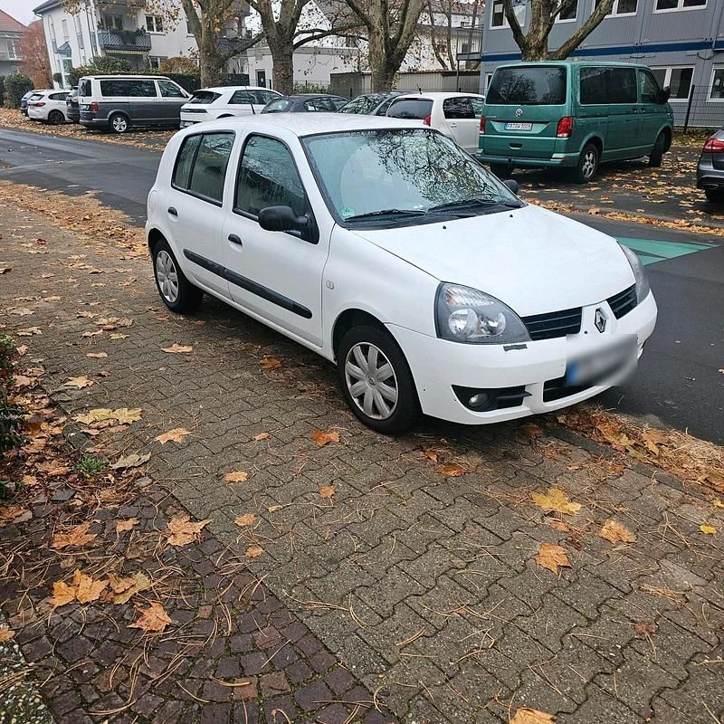 Weiß Gebraucht 2008 Renault Clio II Campus Kleinwagen | 1.500 € - Bild 1/4
