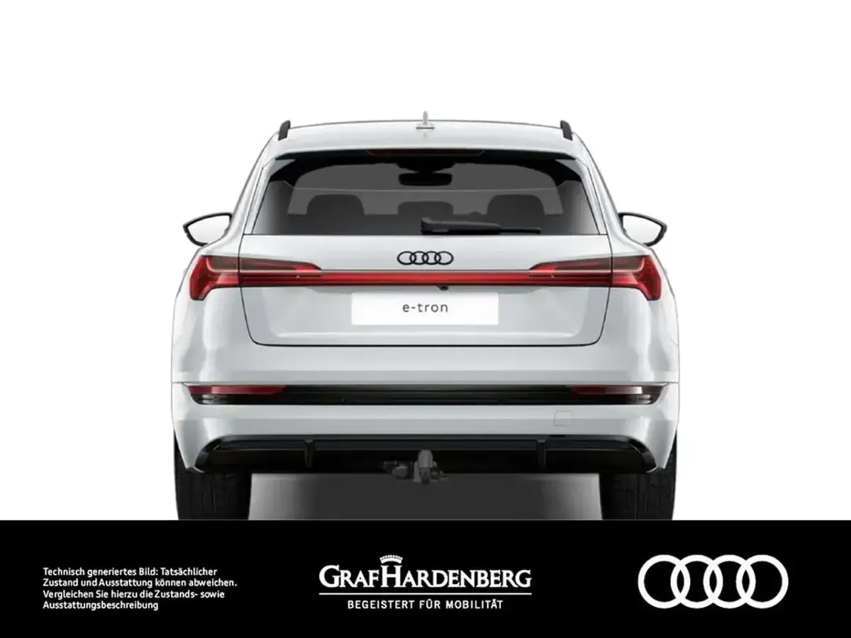 Gebraucht Audi e-tron S-Line 300 kW (408 PS) 2023 Gletscherweiß metallic SUV