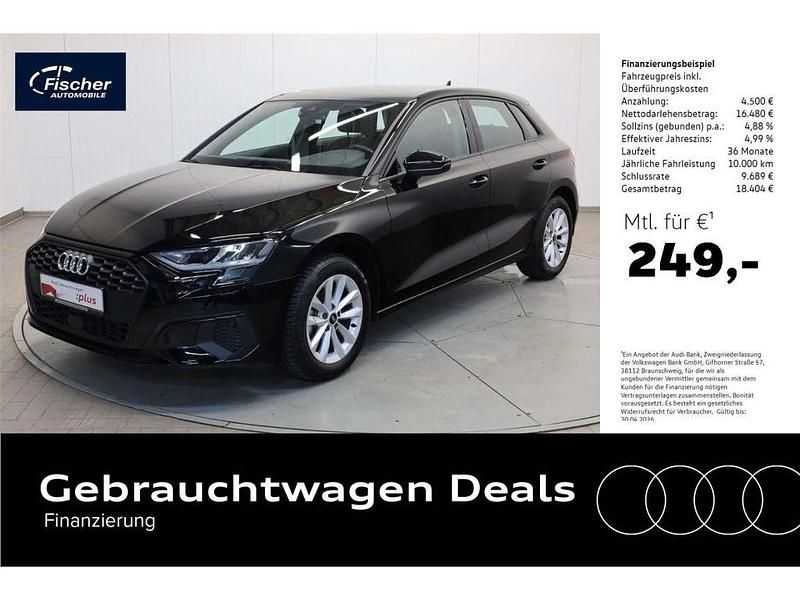 Schwarz Gebraucht 2023 Audi A3 Comfort Limousine | 20.980 € (Superpreis) - Bild 1/4