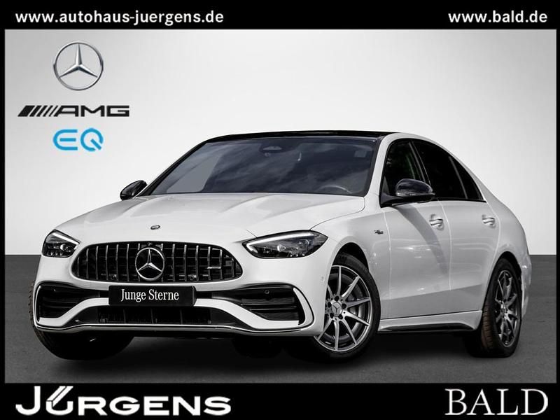 Weiss manufaktur lack manufaktur opalithweiss bright Gebraucht 2024 Mercedes C43 AMG AMG Limousine | 71.330 € - Bild 1/4