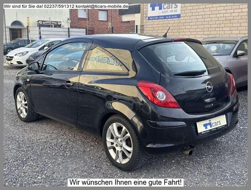 Gebraucht Opel Corsa Sport 90 PS (66 kW) 2008 Saphirschwarz mi2 (metallic) Limousine