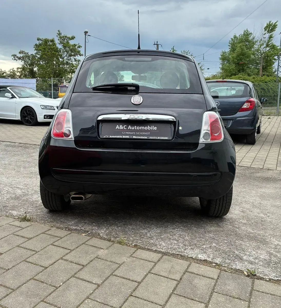 Gebraucht Fiat 500 Pop 69 PS (50 kW) 2011 Schwarz Kleinwagen