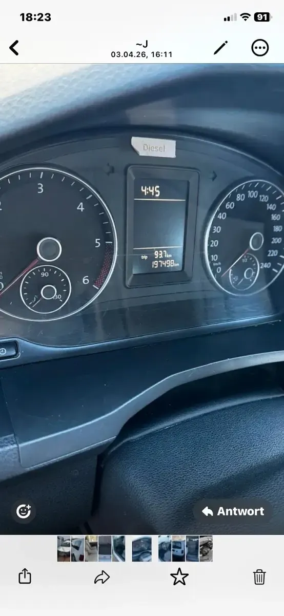 Brugt VW Caddy 102 HK (75 kW) 2019 Hvid MPV