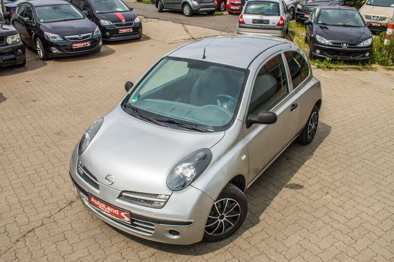Silber Gebraucht 2007 Nissan Micra Acenta Kleinwagen | 799 € (Guter Preis) - Bild 1/4