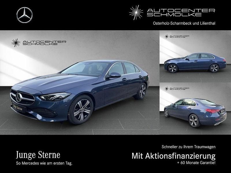 Lack sodalithblau Gebraucht 2024 Mercedes C200 Avantgarde Limousine | 37.849 € (Superpreis) - Bild 1/4