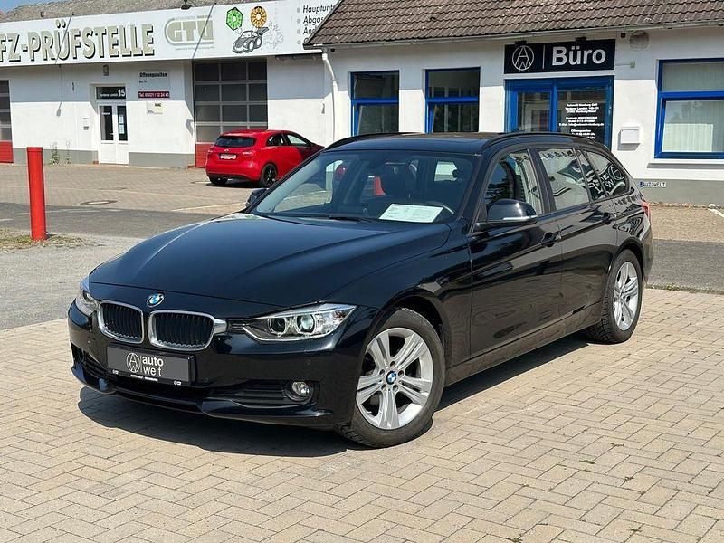 Schwarz Gebraucht 2014 BMW 316 Sport Line Kombi | 13.899 € (Etwas zu teuer) - Bild 1/4