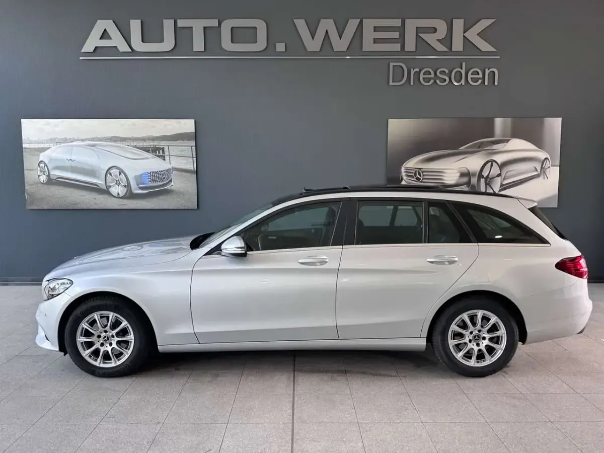 Gebraucht Mercedes C220 194 PS (142 kW) 2018 Silber Limousine