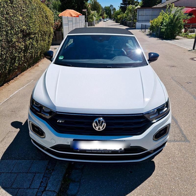 Gebraucht VW T-Roc Cabriolet R-line 150 PS (110 kW) 2020 Weiß Cabrio