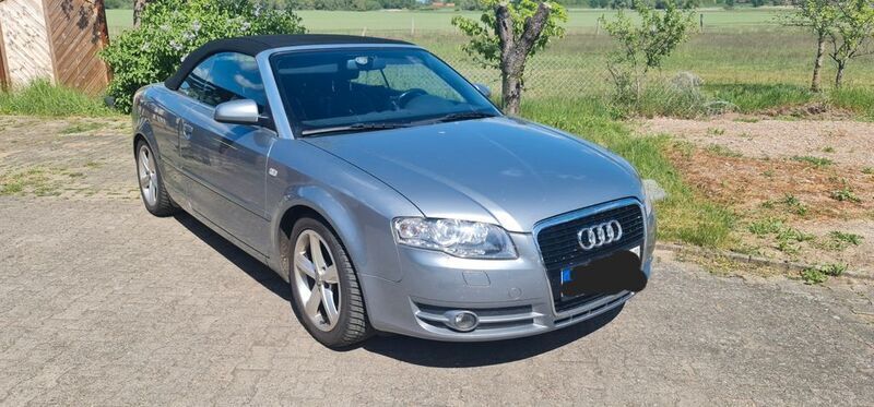 Grau Gebraucht 2007 Audi A4 Cabriolet S-Line Cabrio | 5.550 € (Superpreis) - Bild 1/4