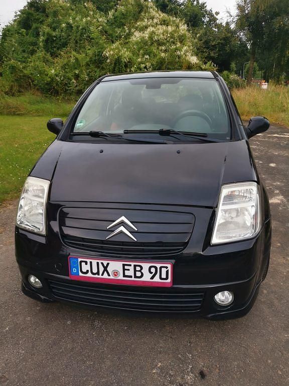 Schwarz Gebraucht 2007 Citroën C2 VTR Sport Kleinwagen | 1.200 € (Guter Preis) - Bild 1/4