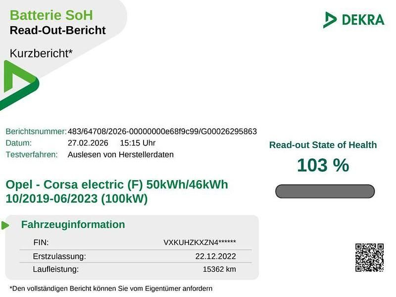 Gebraucht Opel Corsa-e Edition 100 kW (136 PS) 2022 Power orange Kleinwagen