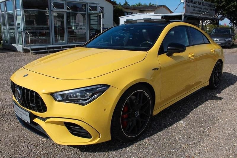 Gelb Gebraucht 2020 Mercedes CLA45 AMG AMG Coupé | 42.495 € (Guter Preis) - Bild 1/4