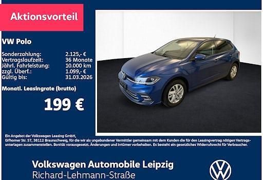 Neu VW Polo Style 95 PS (69 kW) 2026 Blau Limousine