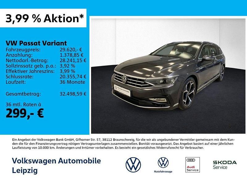 Grau Gebraucht 2022 VW Passat Elegance Kombi | 29.620 € (Fairer Preis) - Bild 1/3