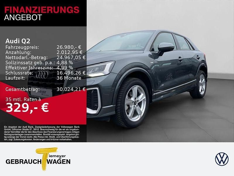 Gebraucht Audi Q2 S-Line 116 PS (85 kW) 2023 Daytonagrau perleffekt SUV