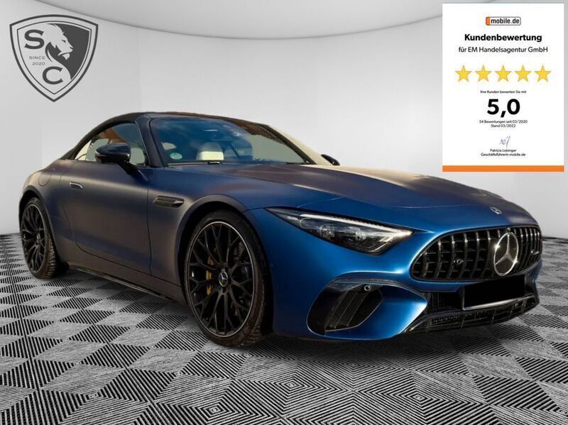 Blau Gebraucht 2022 Mercedes SL63 AMG AMG Cabrio | 134.999 € (Superpreis) - Bild 1/4