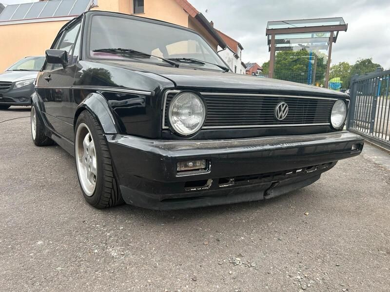 Schwarz Gebraucht 1988 VW Golf Cabriolet Karmann Cabrio | 3.888 € - Bild 1/4
