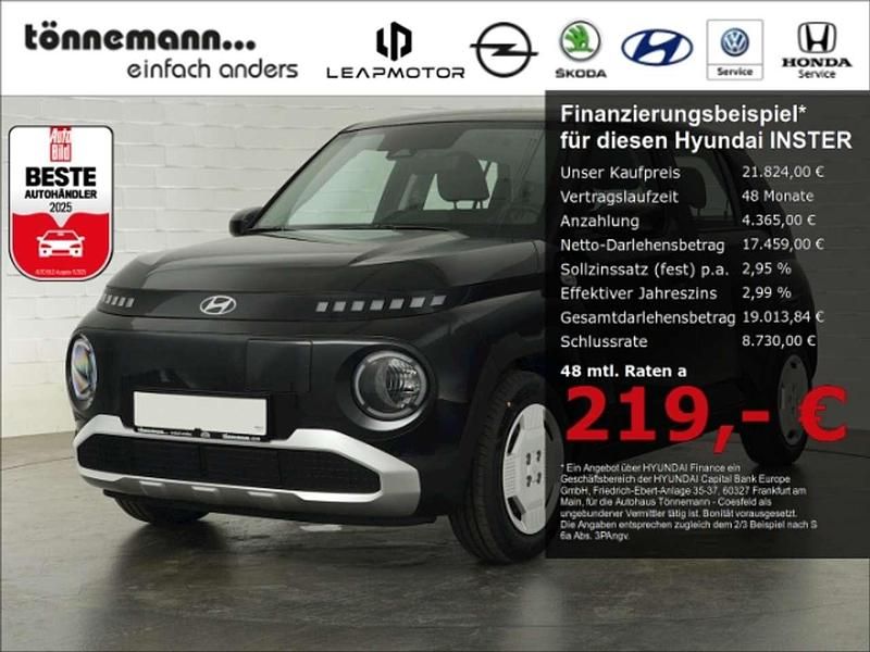 Schwarz Neu 2025 Hyundai Inster Select Kleinwagen | 21.824 € (Superpreis) - Bild 1/4