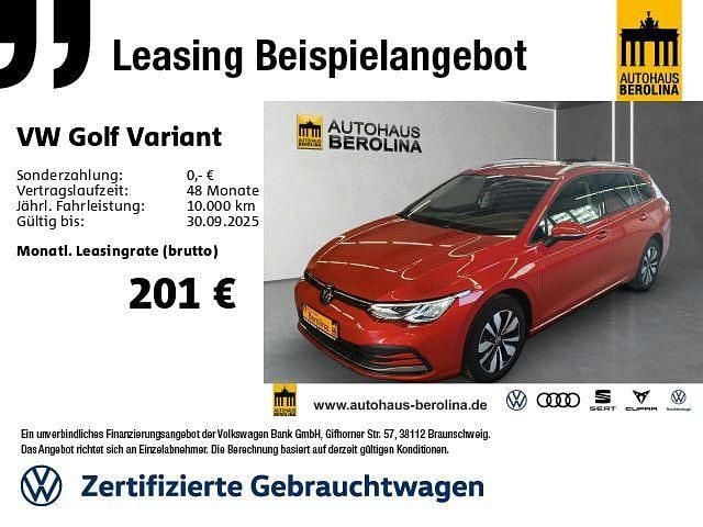 Kings red metallic Gebraucht 2023 VW Golf VIII Move Kombi | 20.950 € (Superpreis) - Bild 1/4