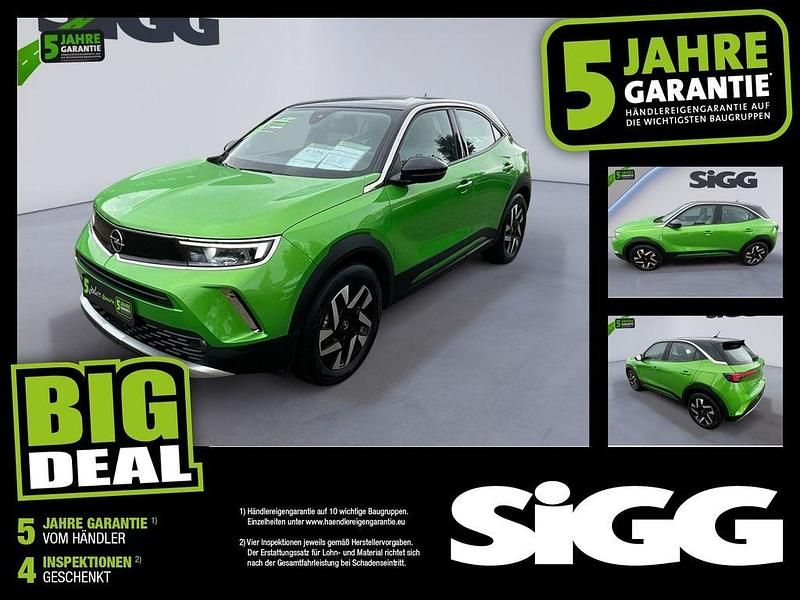 Matcha green Gebraucht 2022 Opel Mokka-e Elegance SUV | 16.590 € (Fairer Preis) - Bild 1/4