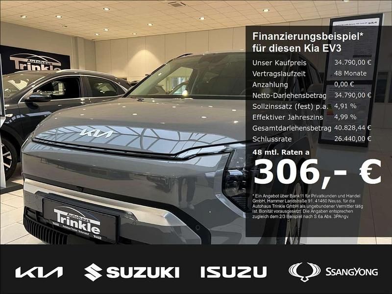 Schiefergrau metallic Neu 2025 Kia EV3 3 SUV | 34.790 € (Guter Preis) - Bild 1/4