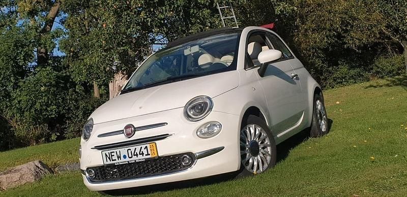 Weiß Gebraucht 2015 Fiat 500C Cabrio | 7.500 € (Superpreis) - Bild 1/4