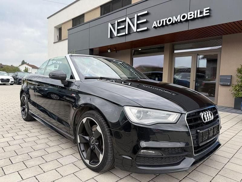 Schwarz Gebraucht 2014 Audi A3 Cabriolet S-Line Cabrio | 8.999 € (Guter Preis) - Bild 1/4