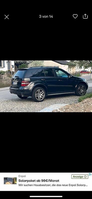 Schwarz Gebraucht 2007 Mercedes ML420 AMG SUV | 11.000 € - Bild 1/4