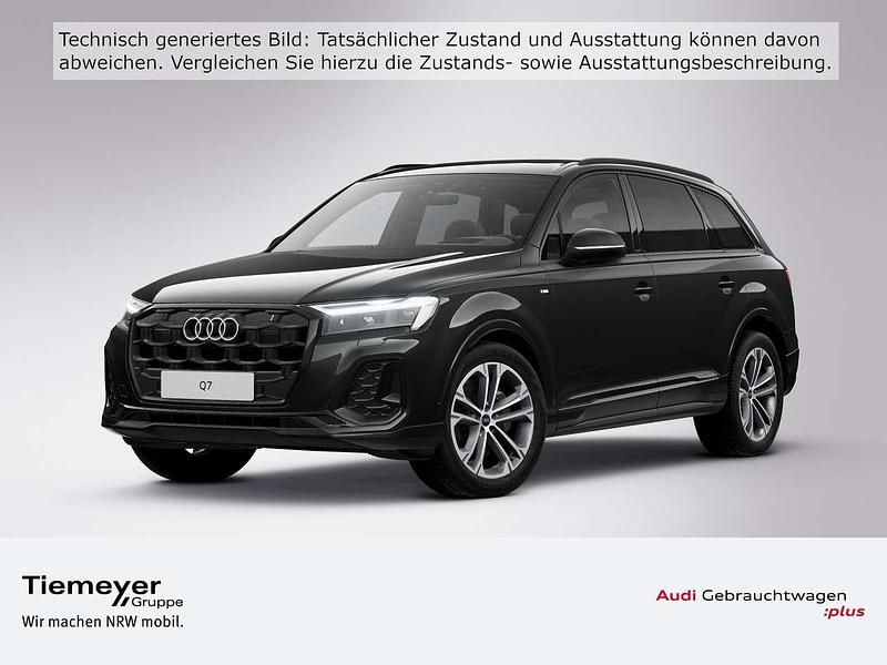 Mythosschwarz metallic Gebraucht 2025 Audi Q7 S-Line SUV | 66.950 € (Guter Preis) - Bild 1/4