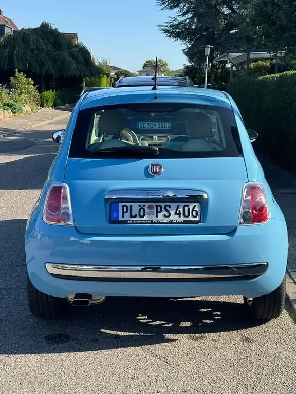 Gebraucht Fiat 500 Lounge 69 PS (50 kW) 2014 Blau Kleinwagen