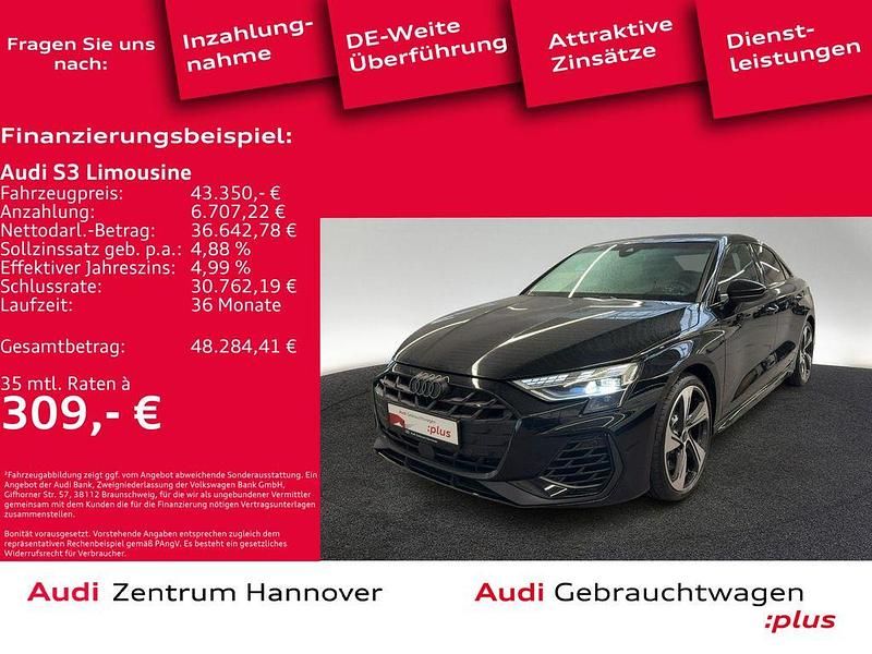 Gebraucht Audi S3 Ambiente 333 PS (244 kW) 2024 0e mythosschwarz metallic (metallic) Limousine