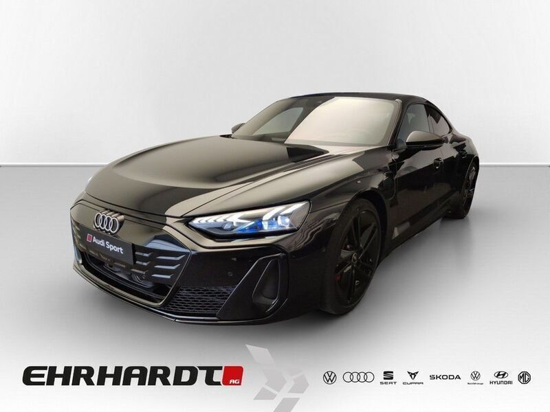 Mythosschwarz metallic Neu 2025 Audi e-tron GT quattro Sport Limousine | 159.745 € - Bild 1/4