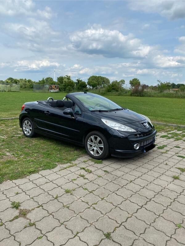 Schwarz Gebraucht 2007 Peugeot 207 CC Cabrio | 2.399 € (Fairer Preis) - Bild 1/4