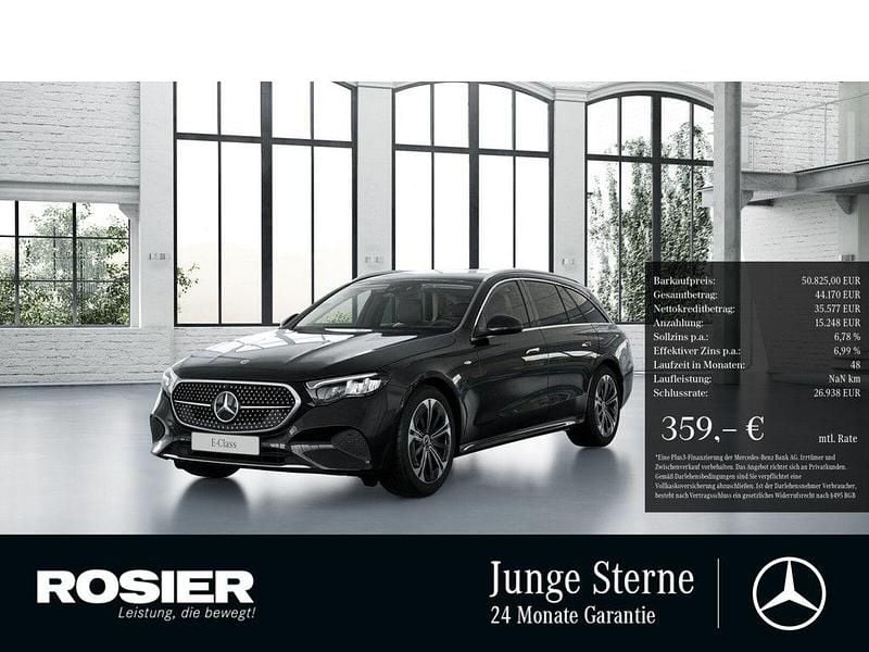Gebraucht Mercedes E300 Advanced 197 PS (144 kW) 2025 Schwarz / obsidianschwarz Kombi
