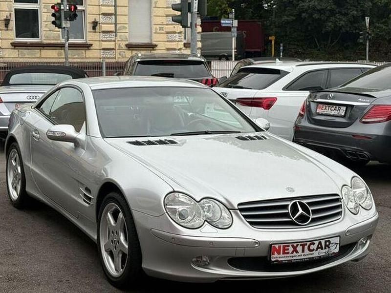 Gebraucht Mercedes SL500 306 PS (225 kW) 2003 Silber Cabrio