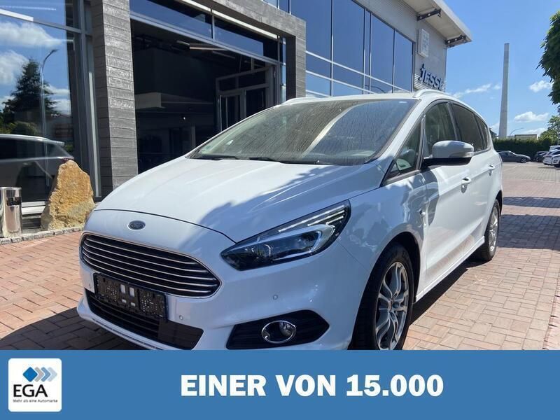 Weiß Gebraucht 2019 Ford S-MAX Business Edition Van / Kleinbus | 23.660 € (Teuer) - Bild 1/3