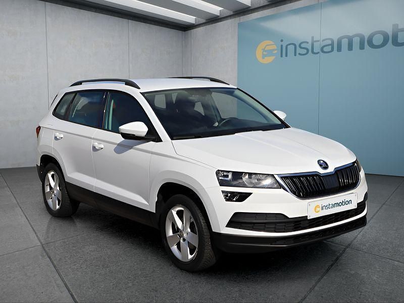 Weiß Gebraucht 2020 Skoda Karoq SUV | 19.149 € (Guter Preis) - Bild 1/4